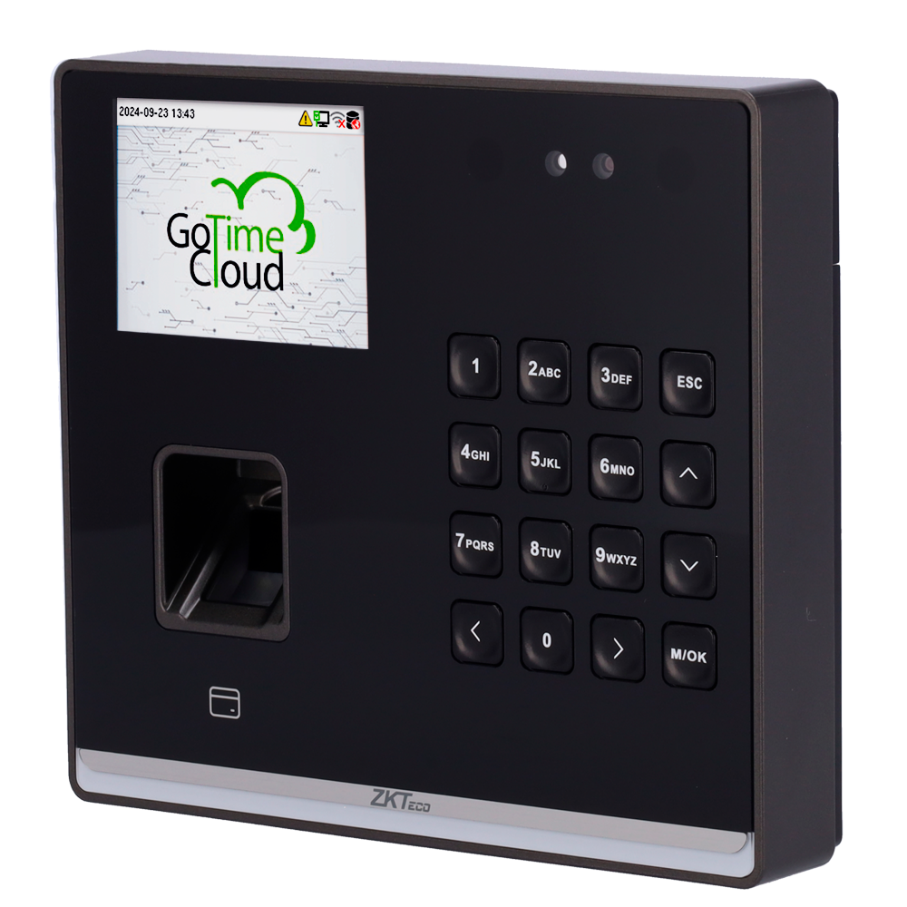 Terminale presenze ZKTeco GTC2F con volto, impronta, RFID e WiFi - ZK-TA-GTC2F-H-1-W