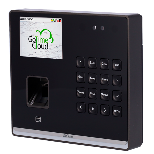 Terminale presenze ZKTeco GTC2F con volto, impronta, RFID e WiFi - ZK-TA-GTC2F-H-1-W