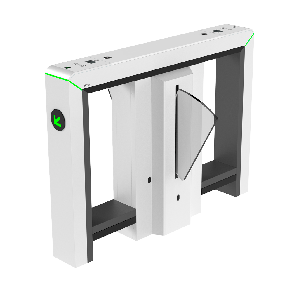 Varco ad accesso bidirezionale - Apertura con barriera in acrilico retrattile - Orari, allarmi e modalità  di apertura - Larghezza del passaggio 600 mm | 10.000.000 cicli - Realizzato in acciaio SPCC - Possibilità  di aggiungere l'elemento centrale al ZK-TS-MARS-PRO-F1000