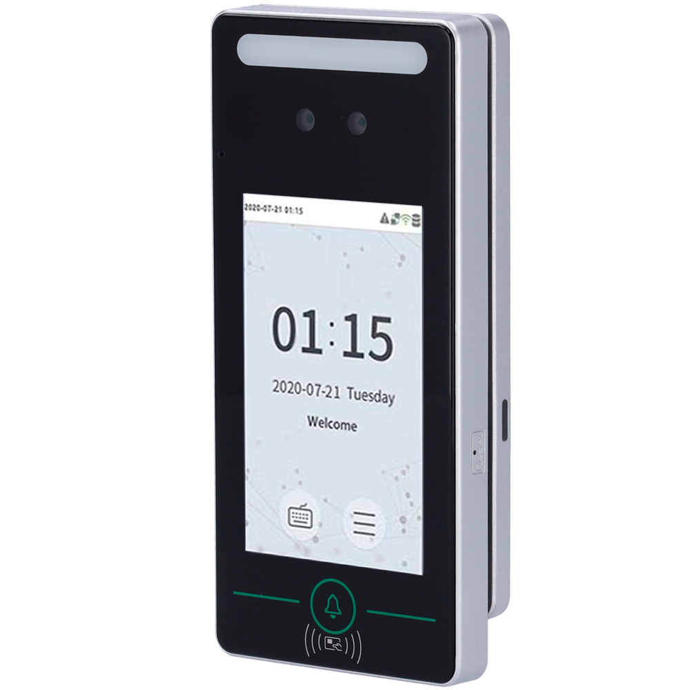 ZKTeco - Terminale accessi 4" con riconoscimento facciale e palmo - ZK-VL-SPEEDFACE-V4LNP-1-W
