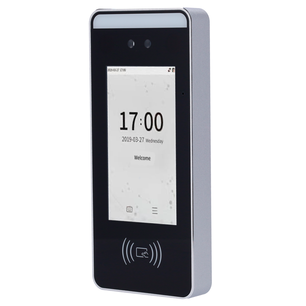 ZKTeco - Terminale accessi 5" facciale, palmo, EM/MF e PIN - ZK-VL-SPEEDFACE-V5LN-RFP-12-W