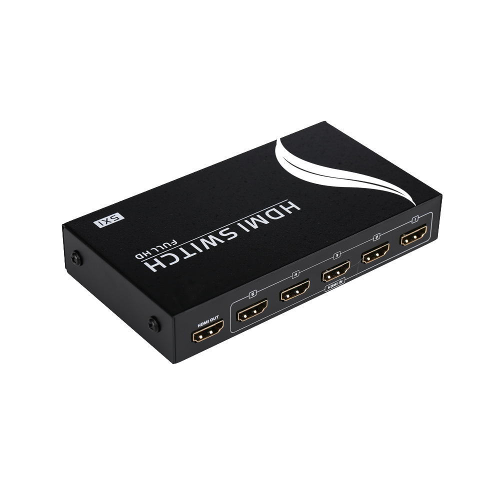 HDMI Switch - 5 ingresso HDMI - 1 uscite HDMI - Fino a 4K*2K@60Hz - HDMI-SWITCH-5-1-4K
