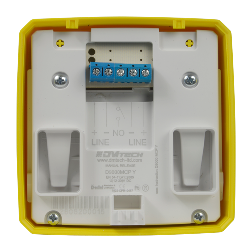 Pulsante di reset - Specifico per pannello antincendio - DMT-D9000-MCP-Y