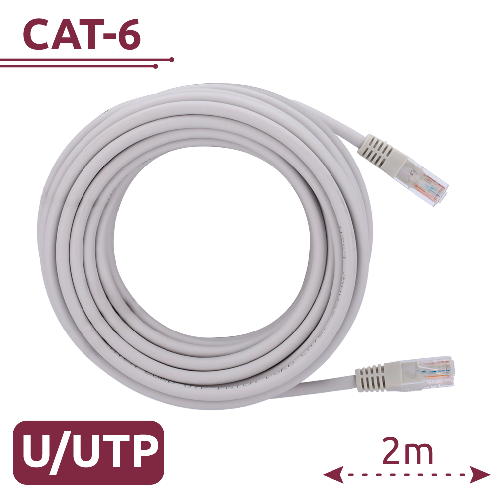 Safire - Cavo patch UTP Cat. 6 RJ45 2 m bianco - UTP6-H-2W
