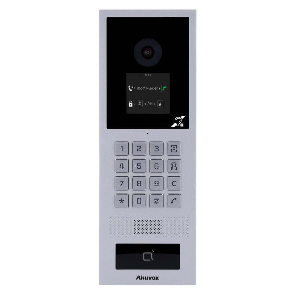 Akuvox - Videocitofono IP antivandalo 2 MP con BIM, NFC e BLE - AK-S532-BIM