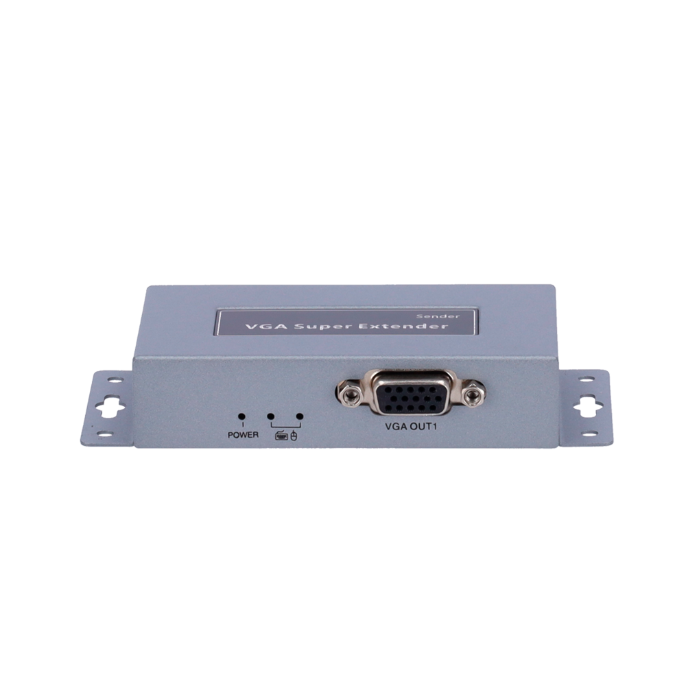 Estensore VGA/USB per UTP - Trasmettitore e ricevitore - Distanza 100 m - Fino a 1920x1440 - VGA-KVM-EXT