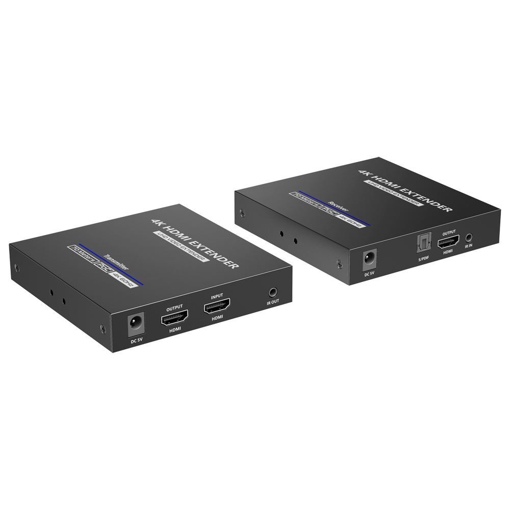 Extender attivo HDMI - Trasmettitore e ricevitore - Distanza 70 m - Su cavo UTP Cat 7 - HDMI-EXT-4K60
