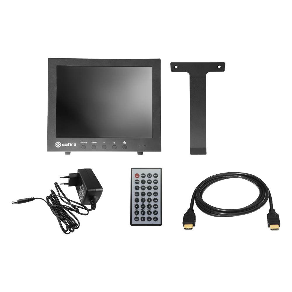 Monitor Safire 10" XGA 4:3 BNC Loop HDMI TVCC - SF-MNT10BNC-XGA