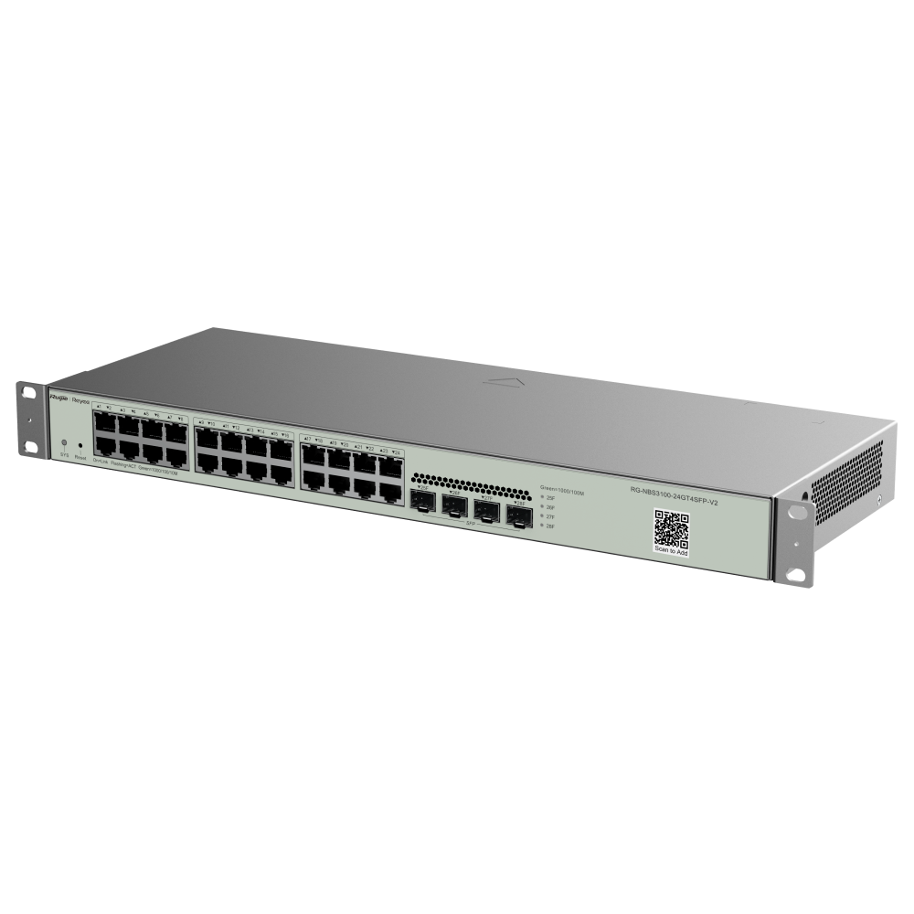Reyee - Switch Cloud Managed L2 - RG-NBS3100-24GT4SFP-V2