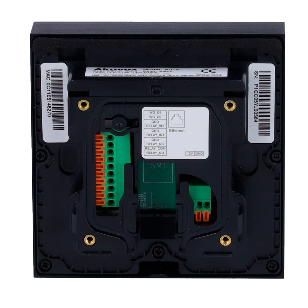 Controllo Accessi Akuvox IK07 Scheda EM/MF e NFC - 1 relè20.000 utenti - Wiegand 26/34Adatto per esterni IP65 - AK-A01S