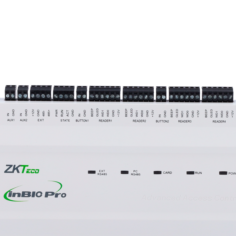 Controller di accessi biometrico - Accesso tramite impronta digitale, tessera o password - ZK-INBIO260PRO