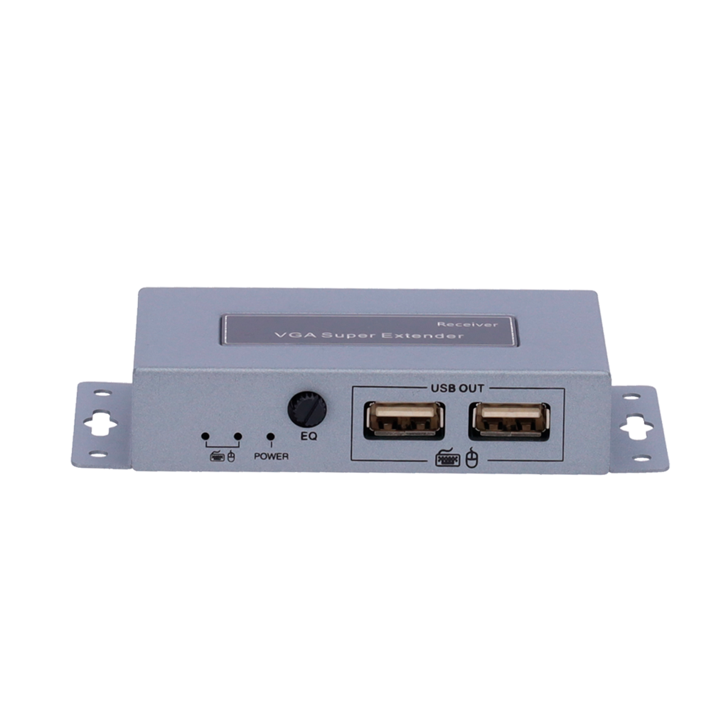Estensore VGA/USB per UTP - Trasmettitore e ricevitore - Distanza 100 m - Fino a 1920x1440 - VGA-KVM-EXT