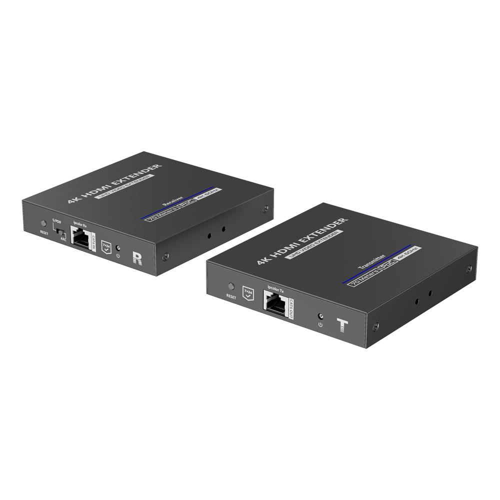 Extender attivo HDMI - Trasmettitore e ricevitore - Distanza 70 m - Su cavo UTP Cat 7 - HDMI-EXT-4K60