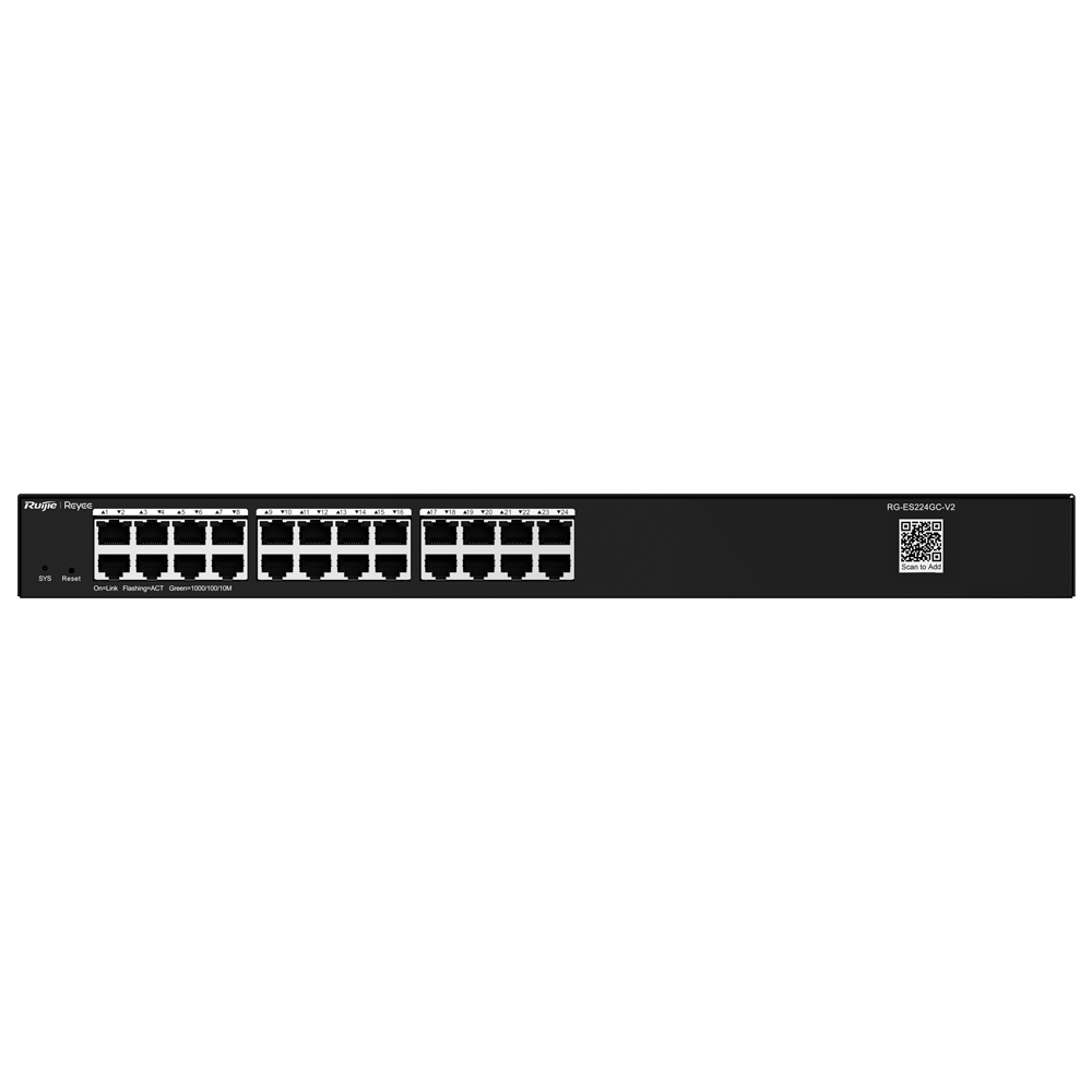 Reyee - Switch Cloud Managed L2 24 porte Gigabit - RG-ES224GC-V2