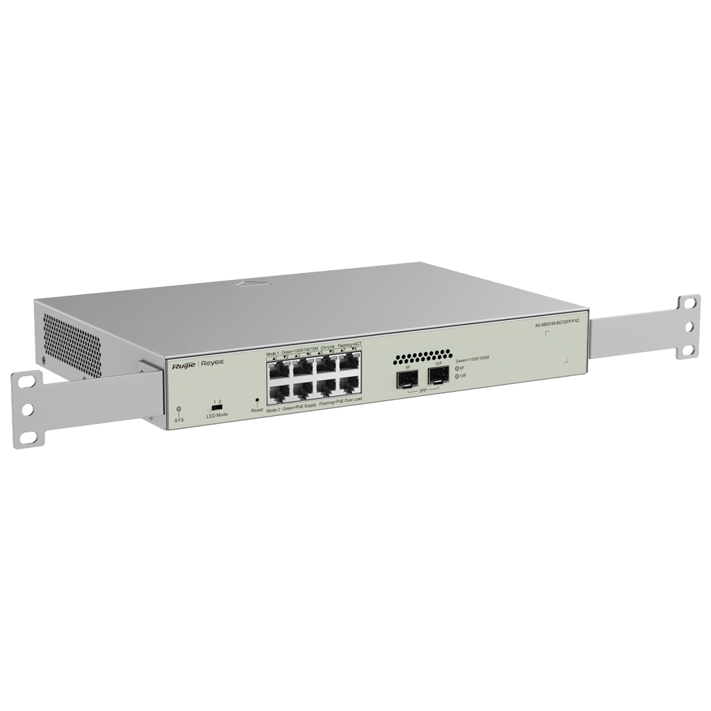 Reyee - Switch Cloud Managed L2 Gigabit PoE - RG-NBS3100-8GT2SFP-P-V2
