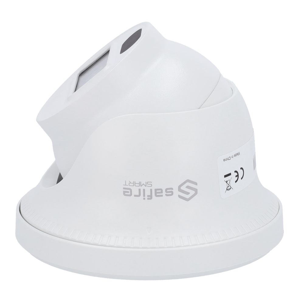 Safire SF-IPT010A-2B-DL – Telecamera IP Turret 2 MP PoE, IR 30 m + LED 20 m