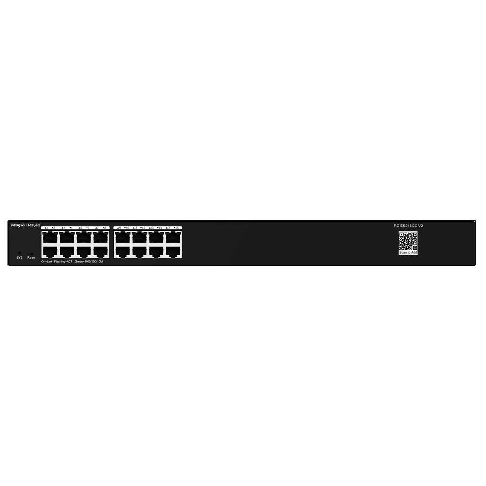 Reyee - Switch Cloud Managed L2 16 porte Gigabit - RG-ES216GC-V2