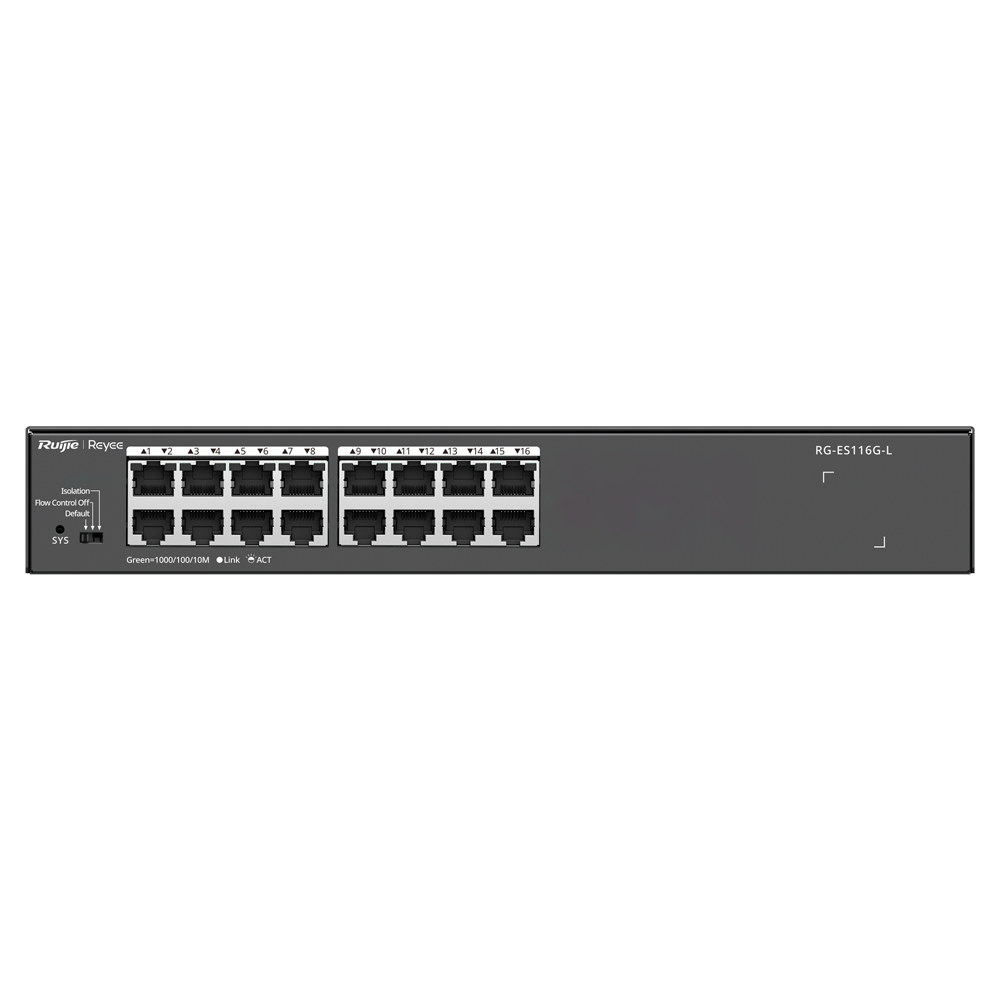 Reyee - Switch non gestito 16 porte Gigabit - RG-ES116G-L