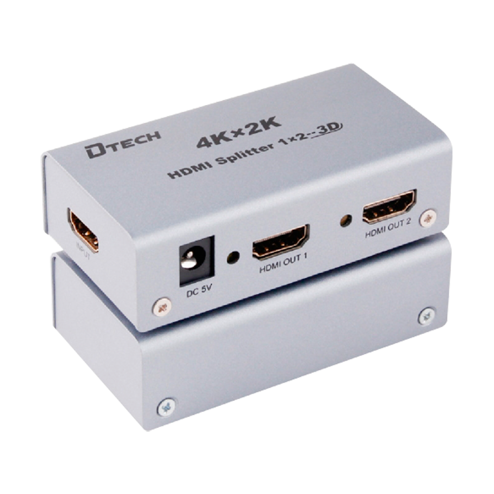 Moltiplicatore di segnale HDMI - 1 ingresso HDMI - 2 uscite HDMI - Fino a 4K*2 - HDMI-SPLITTER-2-4K