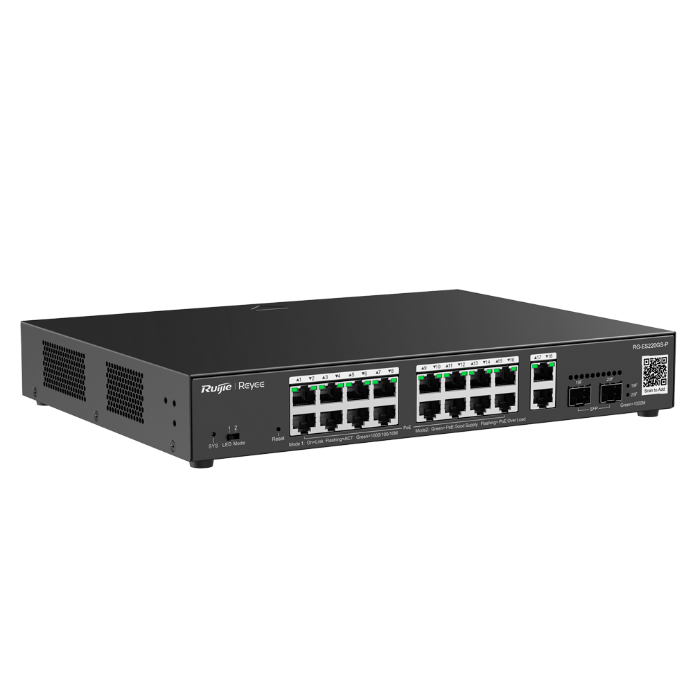 Reyee - Switch Cloud Managed L2 PoE - RG-ES220GS-P