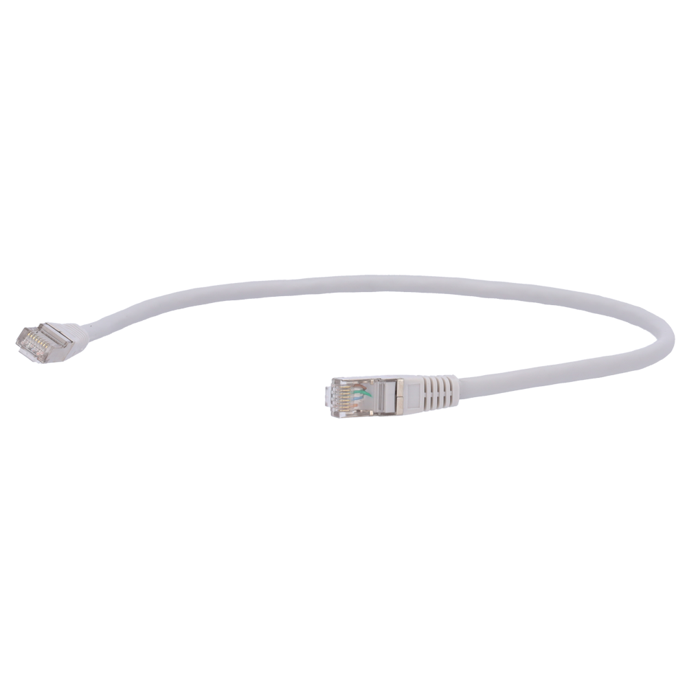 Safire - Cavo patch S/FTP Cat. 6A RJ45 0,5 m bianco - SFTP6A-H-05W