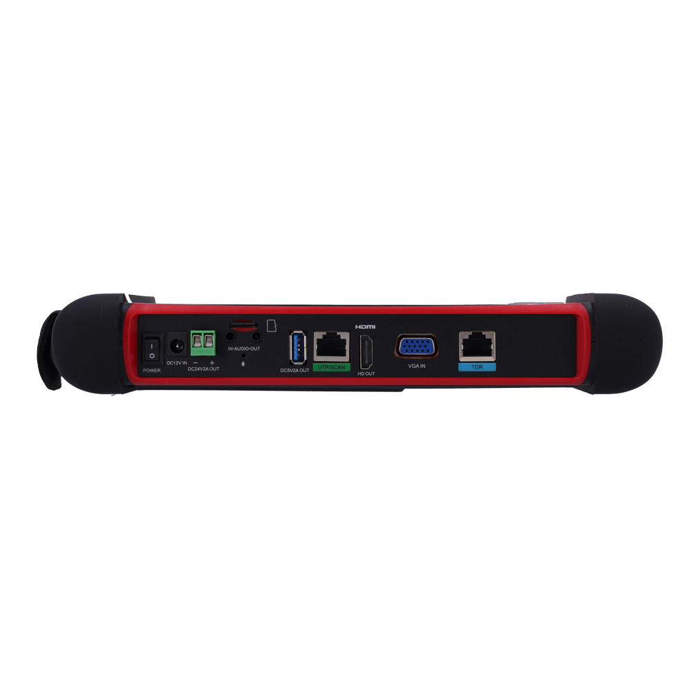 Safire Tester TVCC Multitasking - Supporta telecamere HDTVI, HDCVI, AHD, CVBS e IP (4K) - SF-TESTER7-5N1-4K