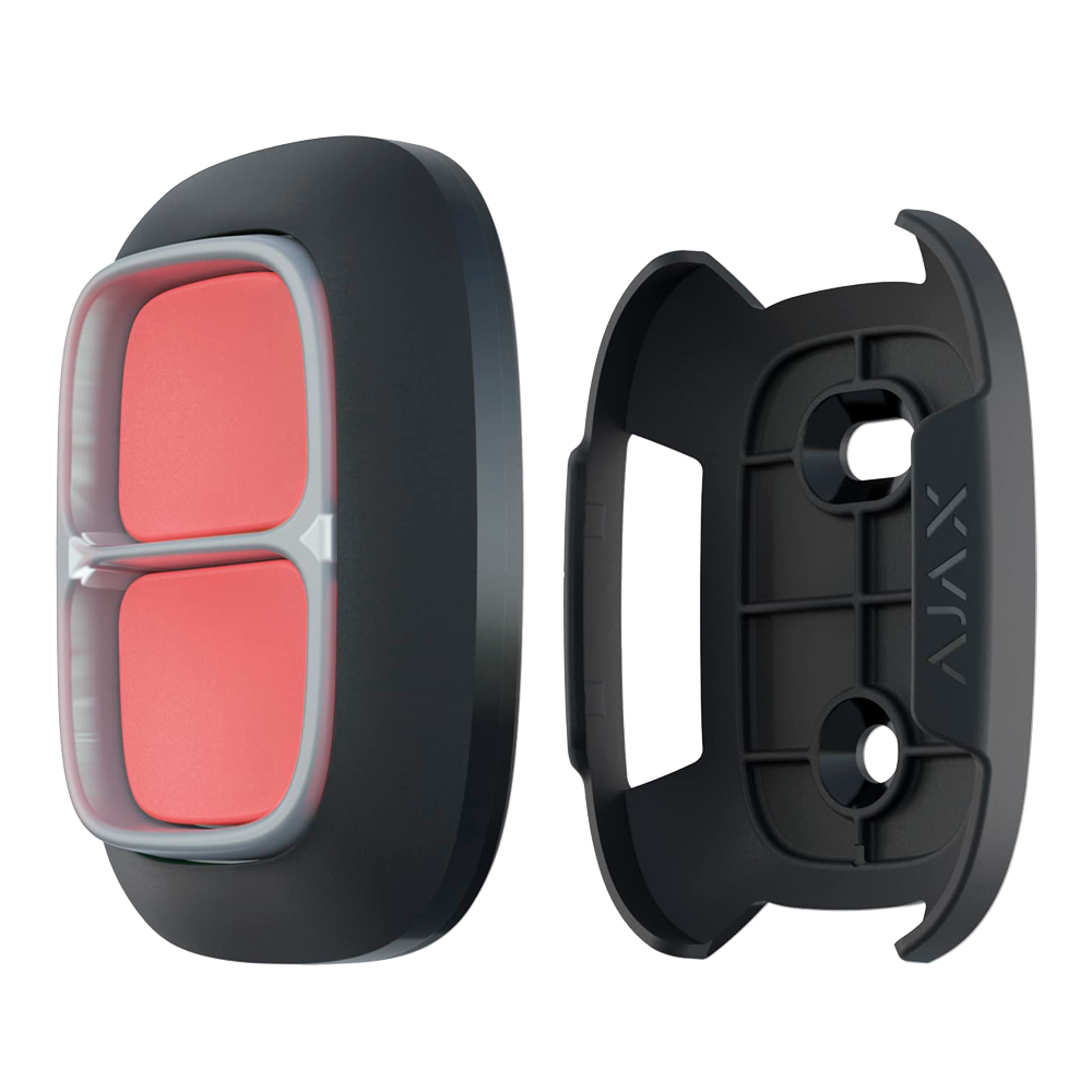Supporto per pulsante di emergenza - Facile installazione nero - AJ-HOLDER-B