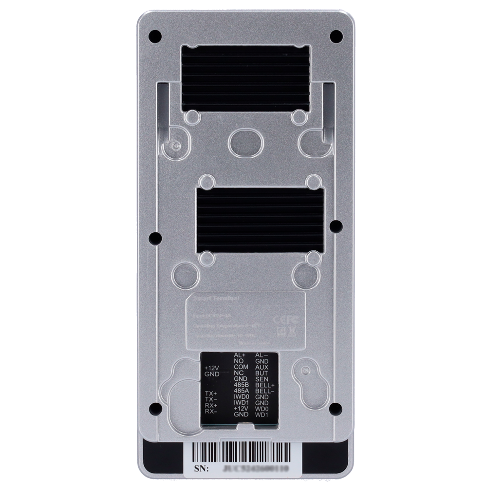 ZKTeco - Terminale accessi 4" con riconoscimento facciale e palmo - ZK-VL-SPEEDFACE-V4LNP-1-W