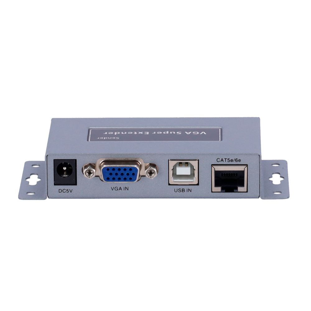 Estensore VGA/USB per UTP - Trasmettitore e ricevitore - Distanza 100 m - Fino a 1920x1440 - VGA-KVM-EXT