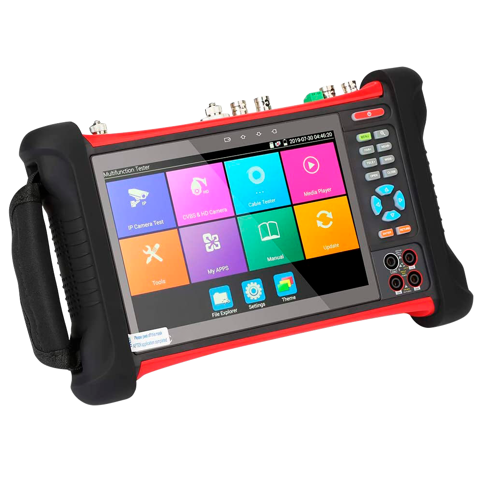 Safire Tester TVCC Multitasking - Supporta telecamere HDTVI, HDCVI, AHD, CVBS e IP (4K) - SF-TESTER7-5N1-4K