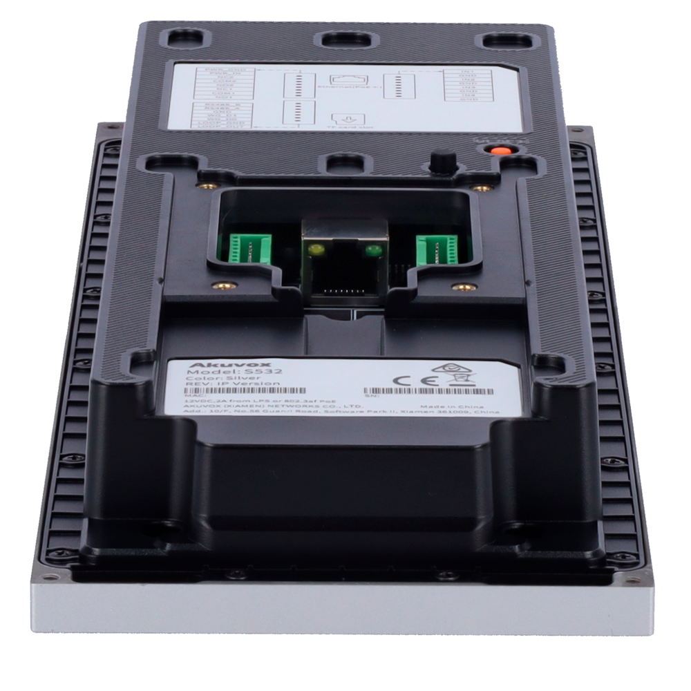 Akuvox - Videocitofono IP antivandalo 2 MP con NFC, BLE e PIN - AK-S532