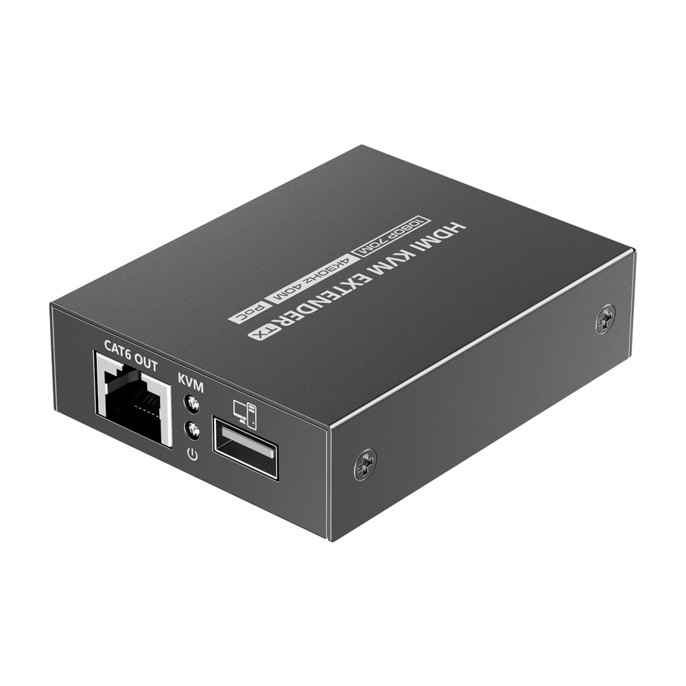 Extender HDMI con KVM - Trasmettitore e ricevitore - Distanza 70 m - Su cavo UTP Cat 7 - HDMI-EXT-4K30-KVM40