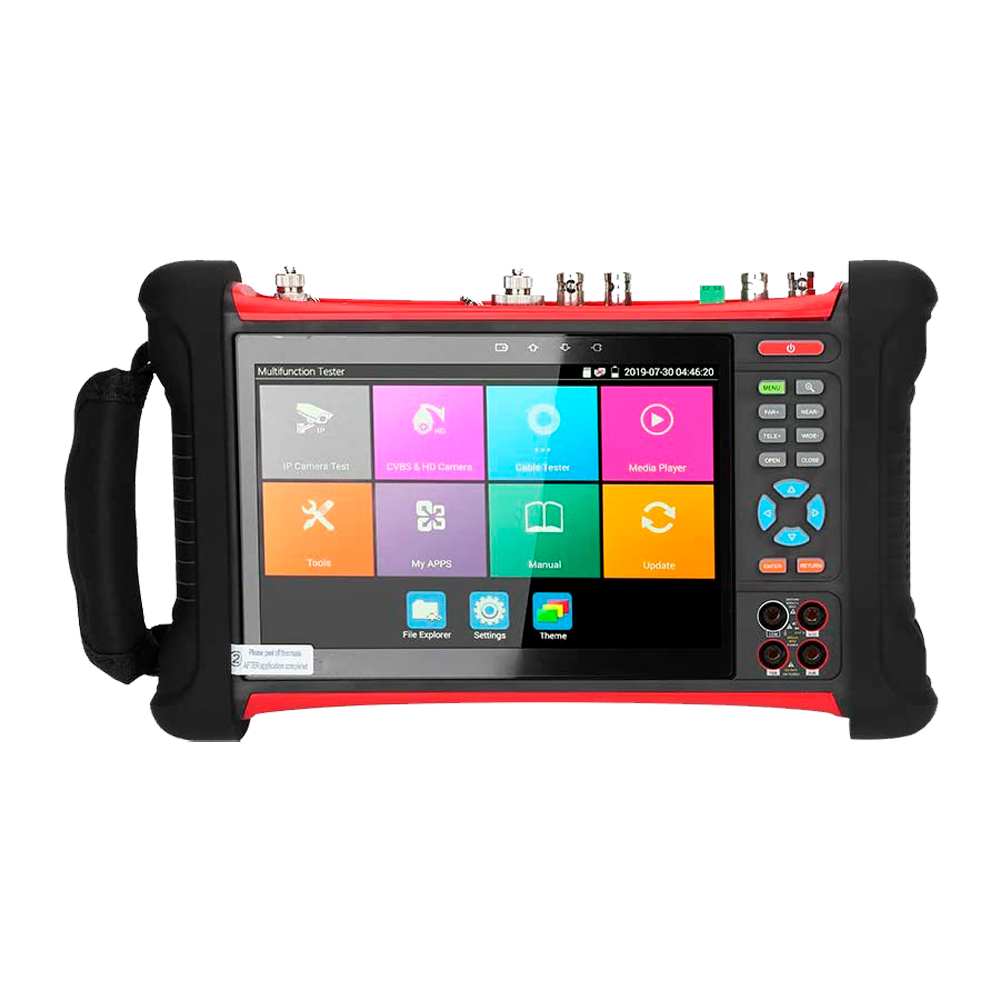 Safire Tester TVCC Multitasking - Supporta telecamere HDTVI, HDCVI, AHD, CVBS e IP (4K) - SF-TESTER7-5N1-4K