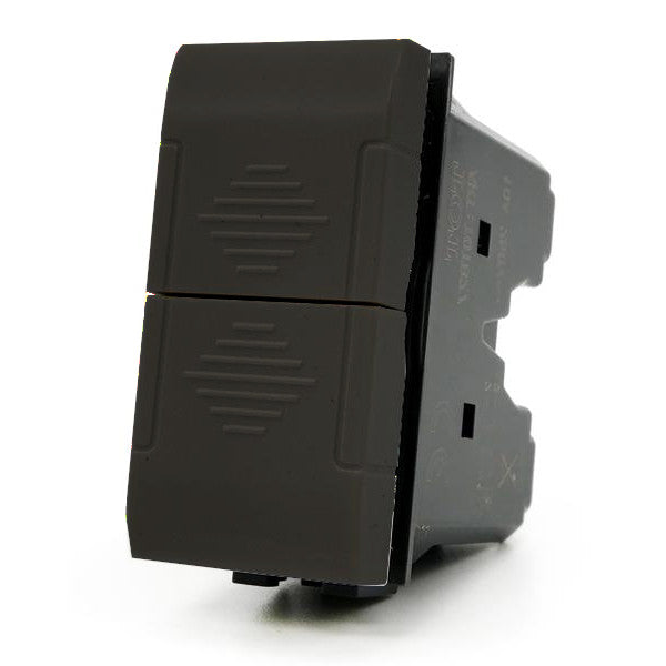 MAP827N DOPPIO PULSANTE UNIPOLARE COMPATIBILE LIVING