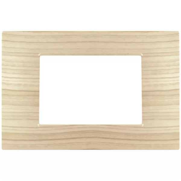 MAPM6003-17 PLACCA TECNOPOLIMERI ABETE 3 POSTI COMPATIBILE PLANA