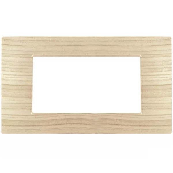 MAP6004-17 PLACCA TECNOPOLIMERI ABETE 4 POSTI COMPATIBILE PLANA