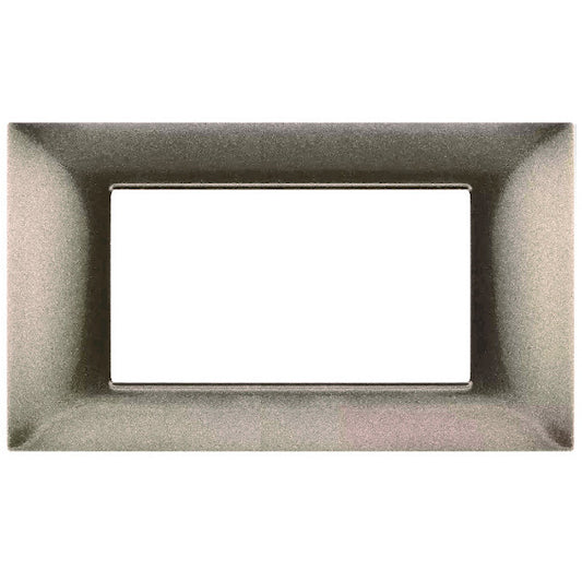 MAP6004-07 PLACCA TECNOPOLIMERI BRONZO 4 POSTI COMPATIBILE PLANA
