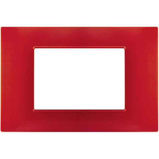 MAP6003-15 PLACCA TECNOPOLIMERI CORALLO 3 POSTI COMPATIBILE PLANA