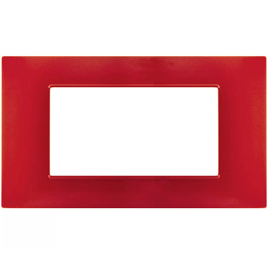 MAP6004-15 PLACCA TECNOPOLIMERI CORALLO 4 POSTI COMPATIBILE PLANA